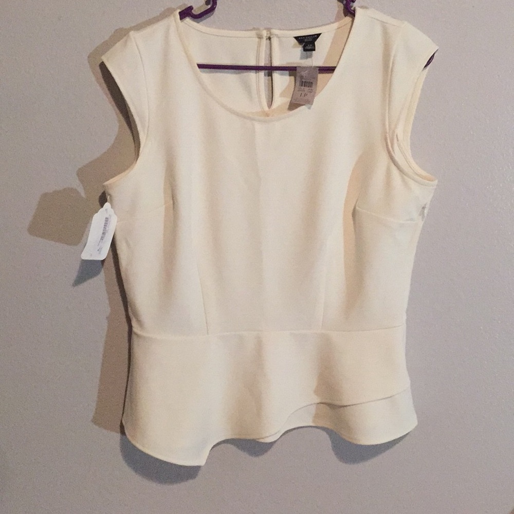 White Ann Taylor top! Brand new with tags